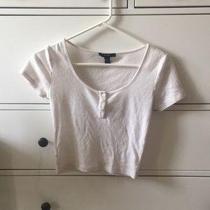 White crop top